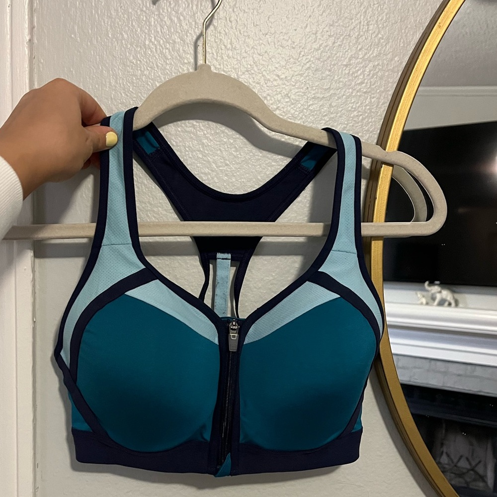 Champion Motion Control Zip Sport Bra